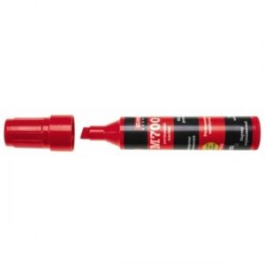Permanent marker STANGER M700, 1-7 mm, Chisel tip, Red 1 pcs.