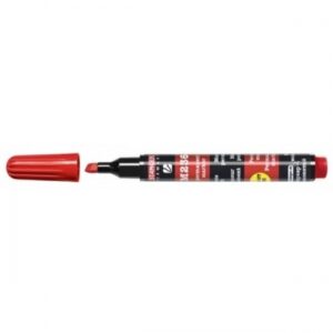 Permanent marker STANGER M236, 1-4 mm, Chisel tip, Red 1213-507 1 pcs.