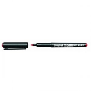 Permanent marker STANGER M, 1 mm, OHP, Bullet tip, Red 1213-565 1 pcs.