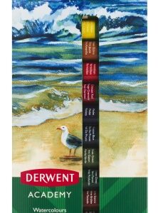 Derwent Academy Watercolour Paints 12ml, 12 colours