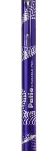 Retractable erasable pen Patio Blue ink