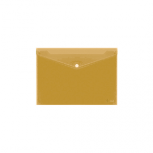 Envelope with print Forpus, A4, plastic, yellow, transparent