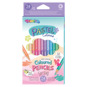 Colorino Pastel Coloured pencils 12 pcs / 24 colours