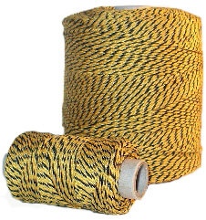 Notary threads, 35m, yellow / black 1117-009