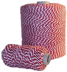 Notary threads, 35m, red/white 1117-008