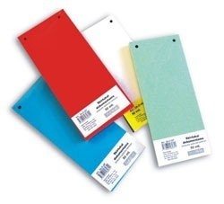 Divider SMLT cardboard 11x23,5cm 50pcs. blue