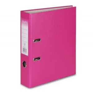 Lever arch file Vaupe, A4/75 mm, economical, pink