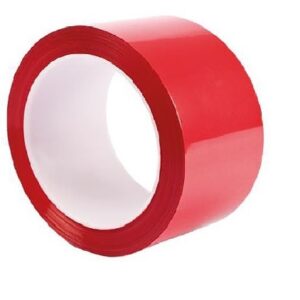 Packing tape 48mm x 60m, acrylic, red