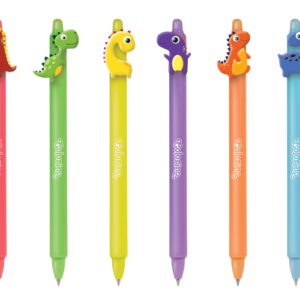 Retractable erasable pen Colorino Dinosaurs