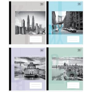Notebook A5, 60l., With square  MONOCOLOR INTERDRUK